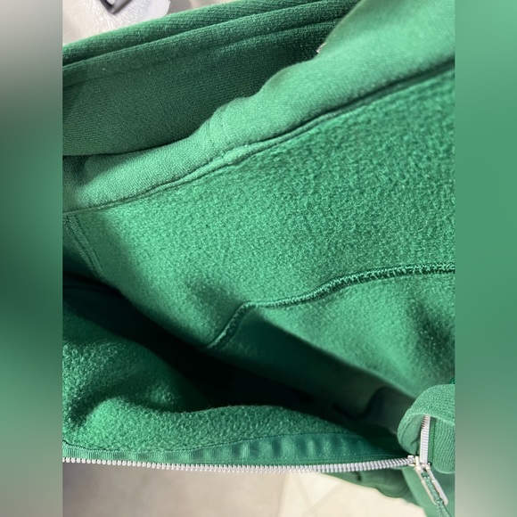 Lululemon EverGlade Green 1/2 Zip Scuba Hoodie - Picture 4 of 5